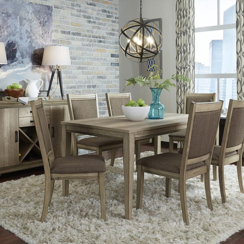 Liberty Furniture Sun Valley Upholstered Side Chair (RTA)-Set of 2 in Sandstone image number 4