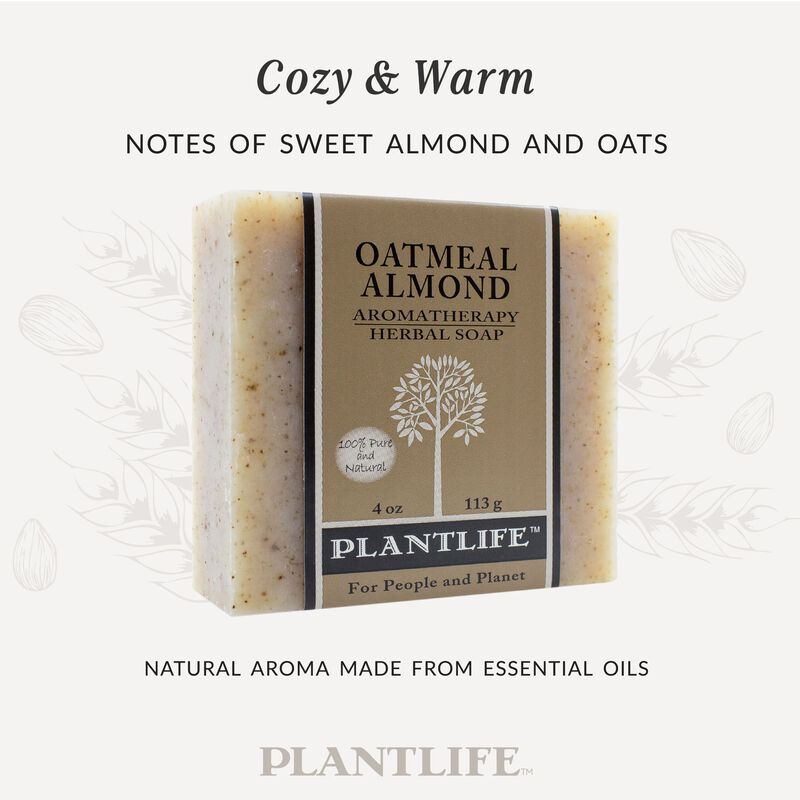 Plantlife Bar Soap - Oatmeal Almond 6 Pack image number 2