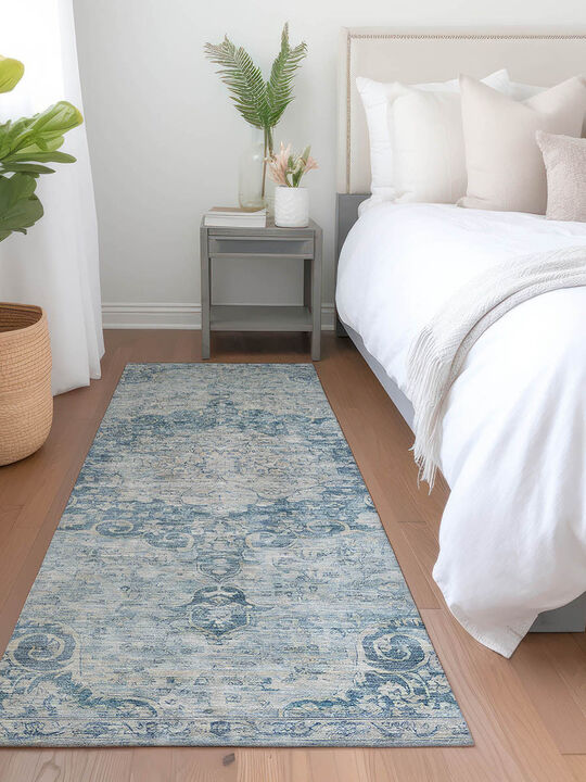 Tabrook TB5 Blue 2'3" x 7'6" Rug