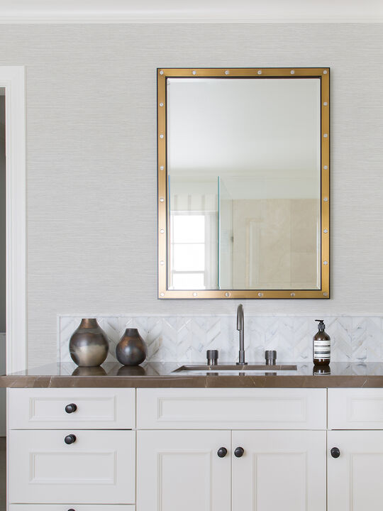 Cantor Light Grey Faux Grasscloth Wallpaper