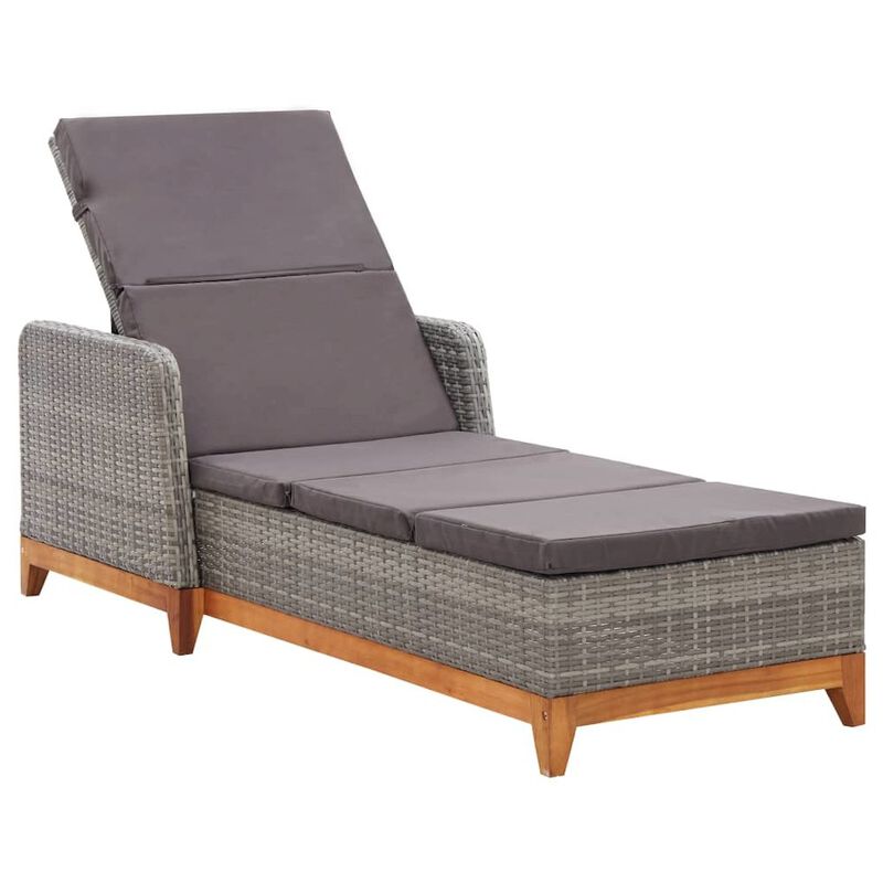 Sun Lounger Grey
