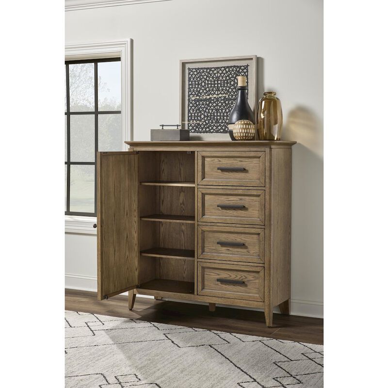 Legacy Classic Beacon Hill Door Chest/Bureau (1 Door, 3 Shelves, 4 Drawers)