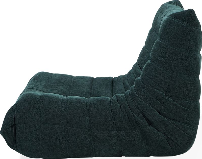 Flex Upholstered Lounge Chair in Emerald Chenille
