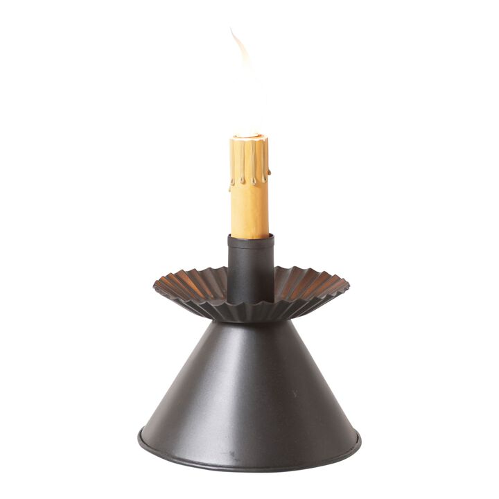 Smokey Black Cone Accent Table Lamp 725in Indoor Corded Light E12 Socket
