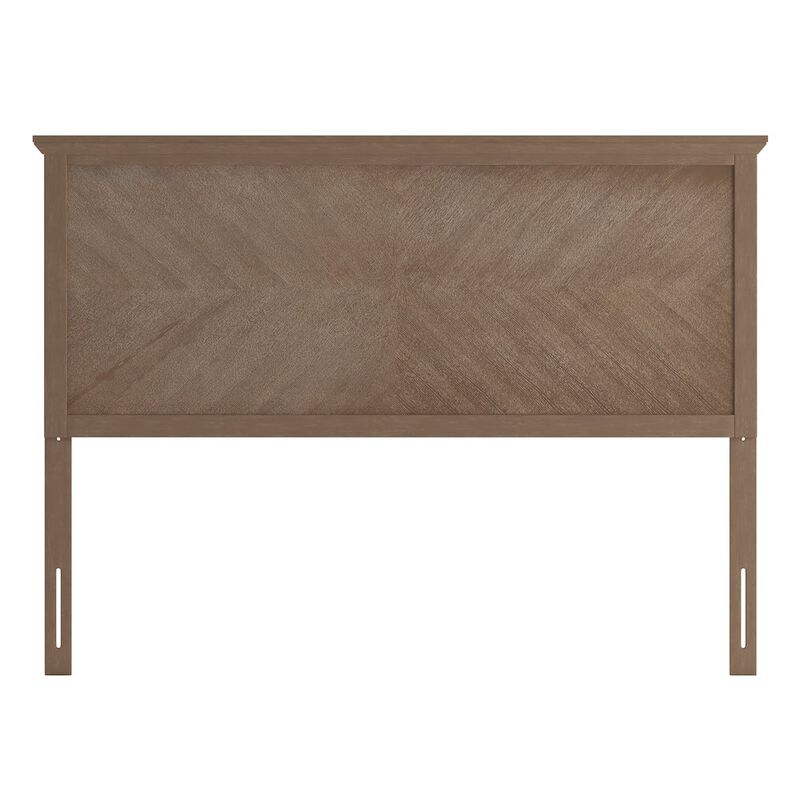Flash Furniture Contemporary Queen Size Herringbone Pattern Headboard image number 4