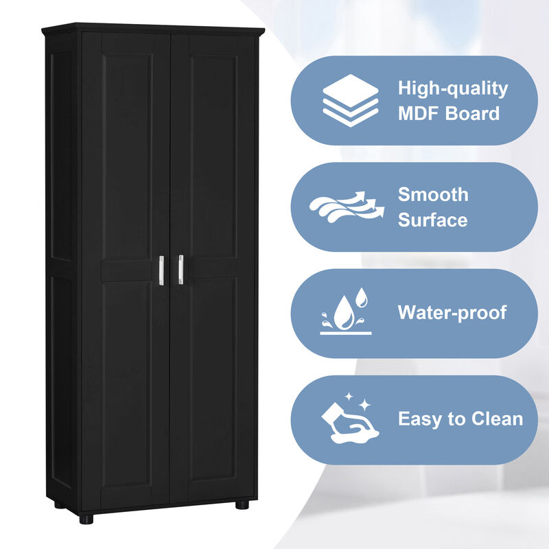 Merax Storage Cabinet with Two Doors for Bathroom
