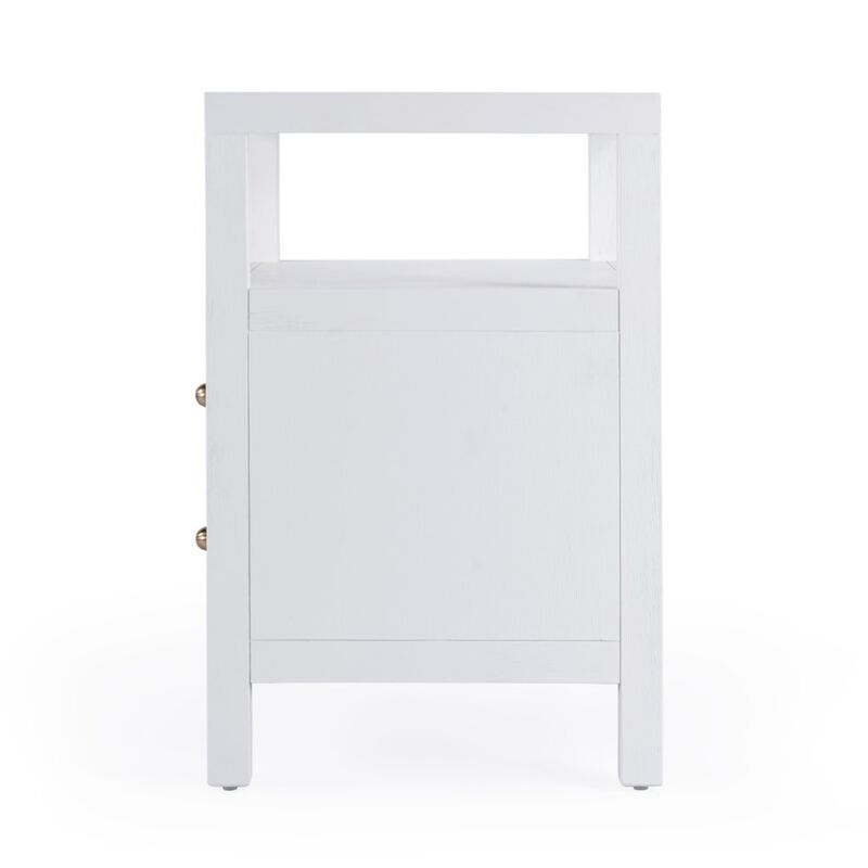 Butler Specialty Nora 2-Drawer Nightstand, White