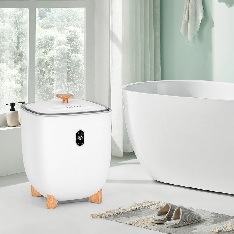 Towel Warmer Bucket with PTC Air Heater for Rapid and Even Heating