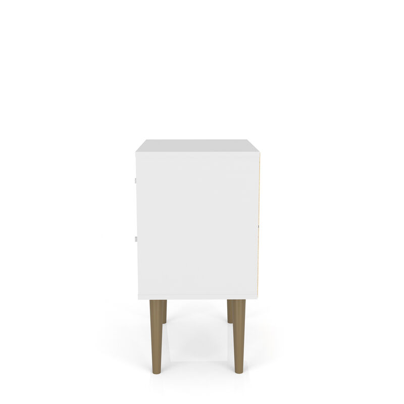 Liberty 2.0 Nightstand in White and Brown Pattern image number 4