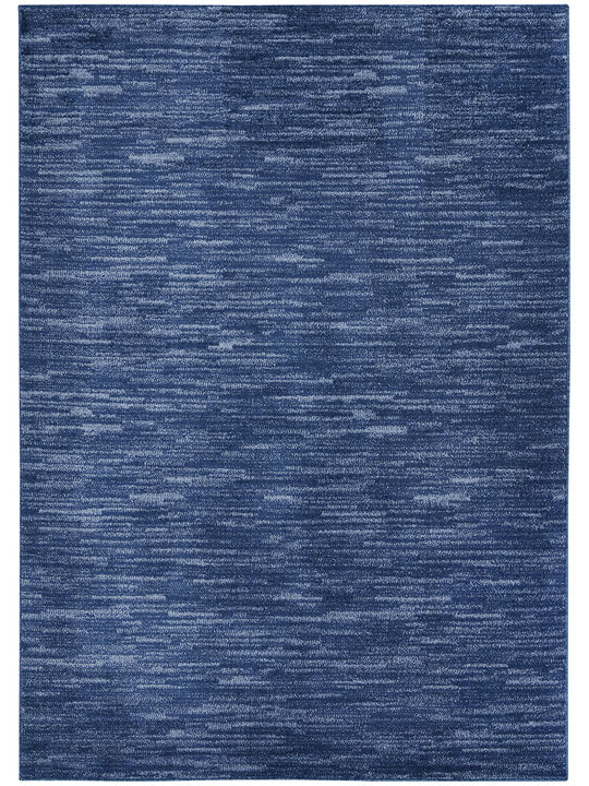 Nourison Essentials NRE01 Navy/Blue 6' x 9' Rug
