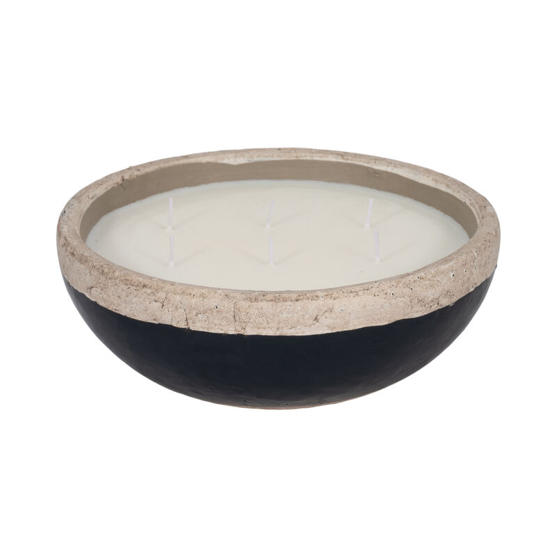 12" 57 Oz Spiced Cranberry Bowl Candle, Dark Blue image number 0