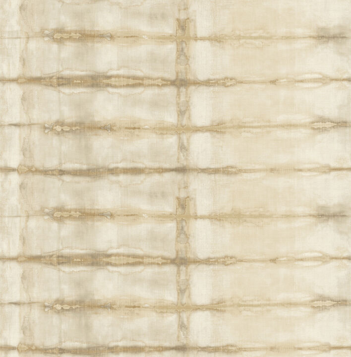 Modulus Wheat Geometric Stripe Wallpaper (Set of 2)