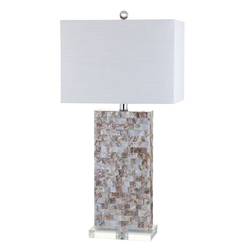 Cannon Seashell and Crystal LED Table Lamp
