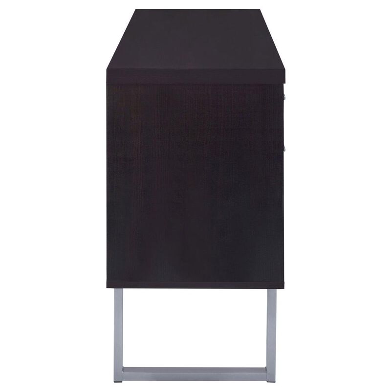 Coaster Co. of America Lawtey 5-drawer Credenza with Adjustable Shelf Cappuccino