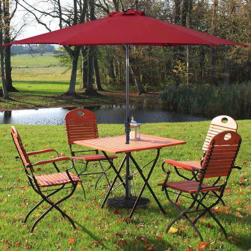 Mondawe 20 inch Outdoor Patio Half Round Umbrella Base