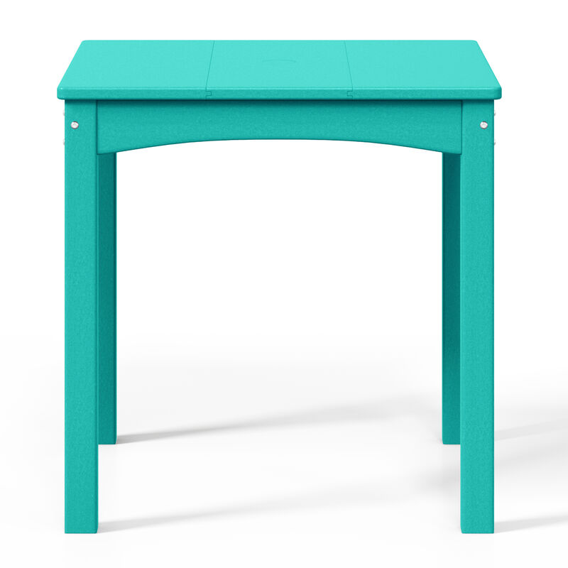 WestinTrends Kids 24" Wide HDPE Plastic Childrens Square Dinner Table image number 3