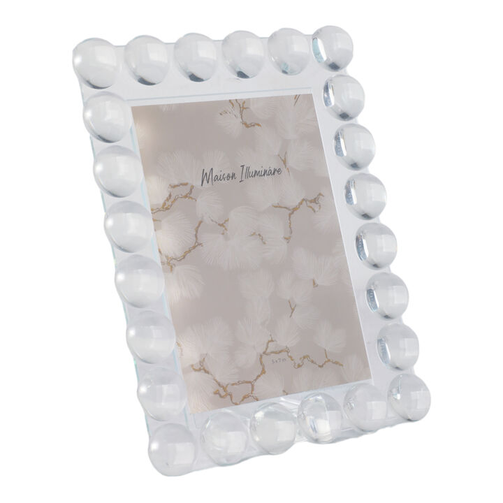 5x7 Crystal Bubble Photo Frame, Clear