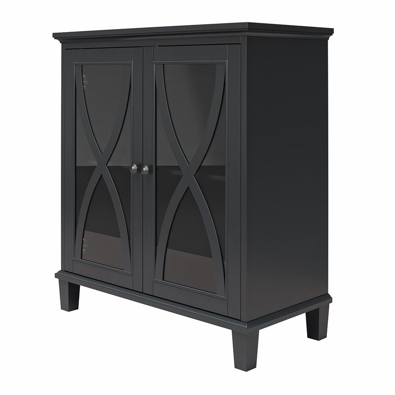 Celeste Accent Cabinet with Glass Doors