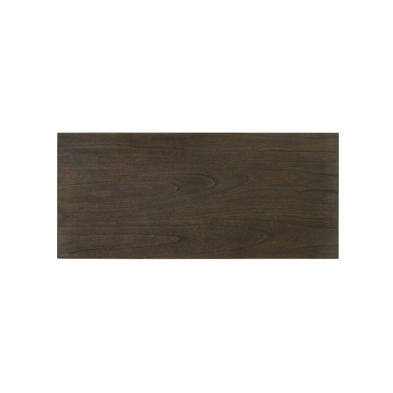 Yuki 72-88 Inch Extendable Dining Table, Tapered Legs, Vintage Walnut Brown-Benzara image number 4