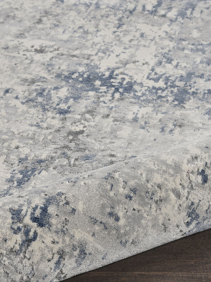 Rustic Textures RUS07 Ivory/Gray/Blue 9'3" x 12'9" Rug image number 4