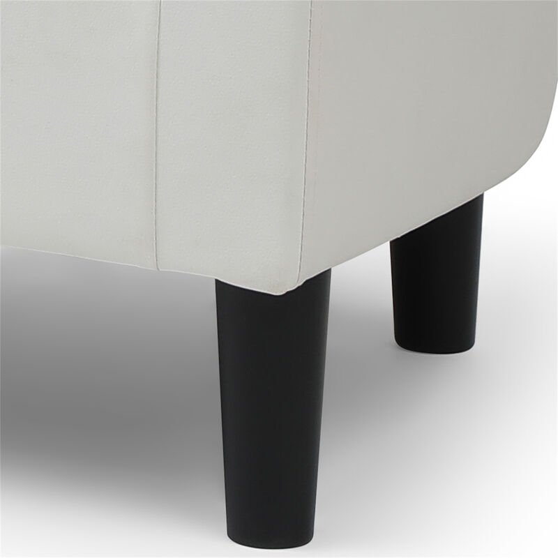 Salem Polyester Accent Chair with Ottoman image number 4