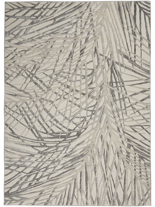 Rustic Textures RUS17 Ivory/Gray 6' x 9' Rug