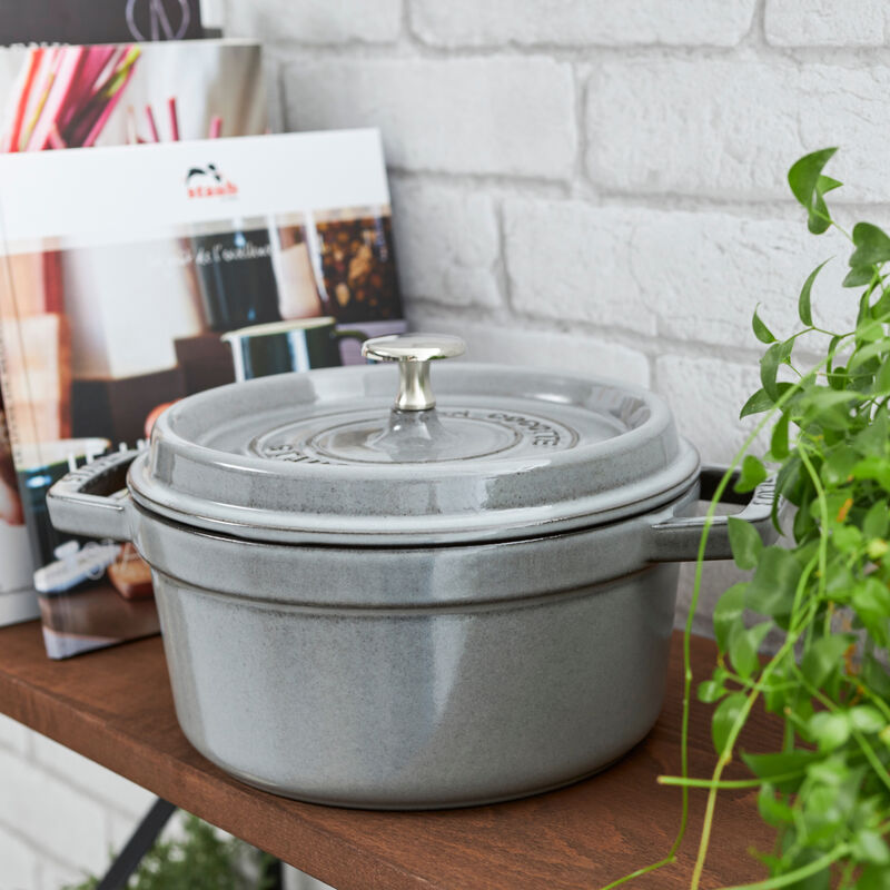 Staub Cast Iron 4-qt Round Cocotte