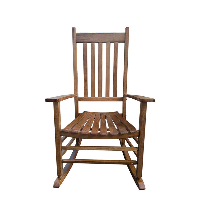 Streamdale Balcony Porch Adult Rocking Chair Brown