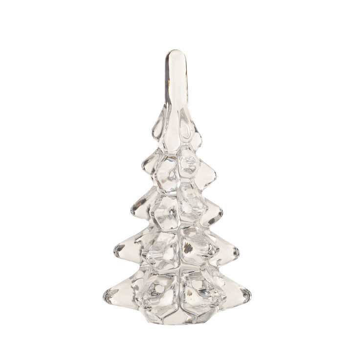Mini Glass Christmas Tree Decor, Clear