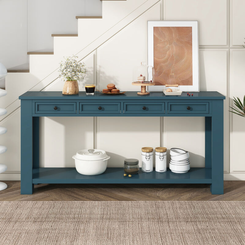 Merax Modern Console Table  with Storage Drawers