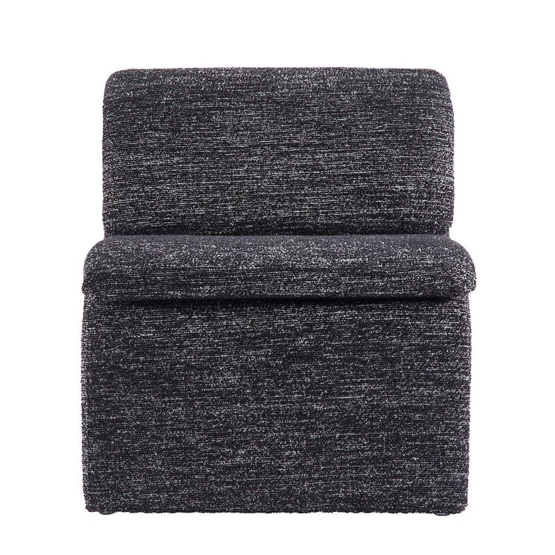 Dune Boucle Upholstered Armless Accent Chair image number 5