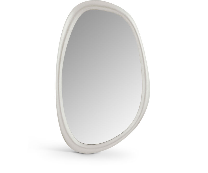 Meridian Furniture Holland White Polyresin Mirror
