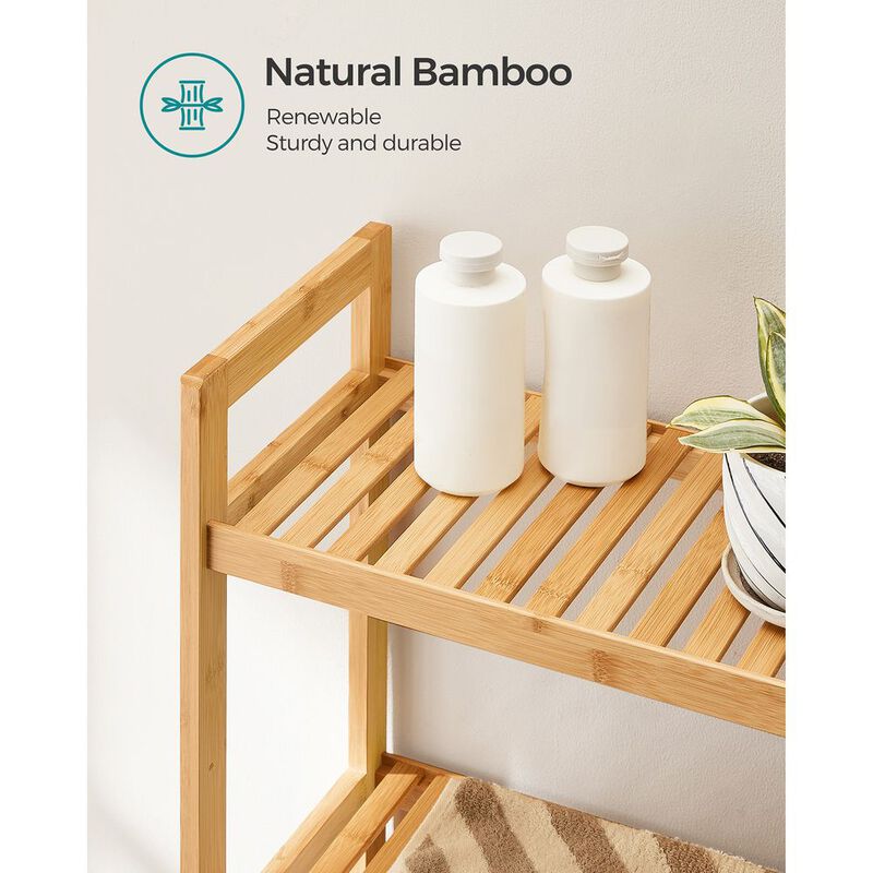 BreeBe Over-The-Toilet Storage Natural