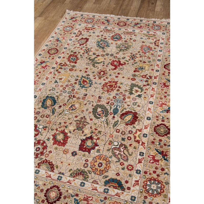 Momeni Traditional Rectangle Area Rug, Ivory, 7'6 X 9'6