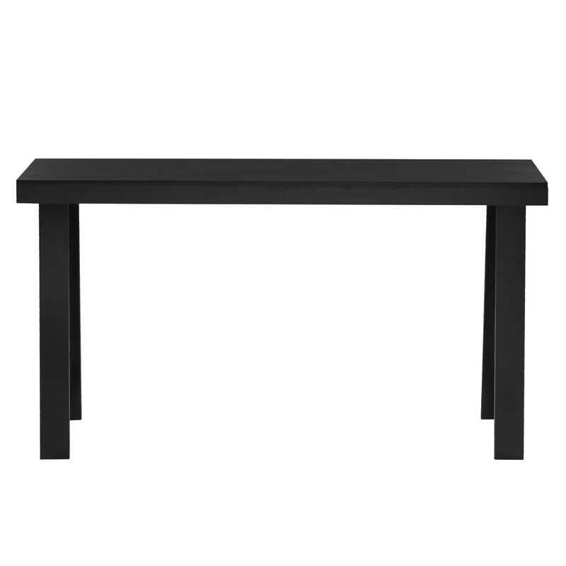 Modern Narrow Console Table for Behind Couch and Foyer - Black image number 3