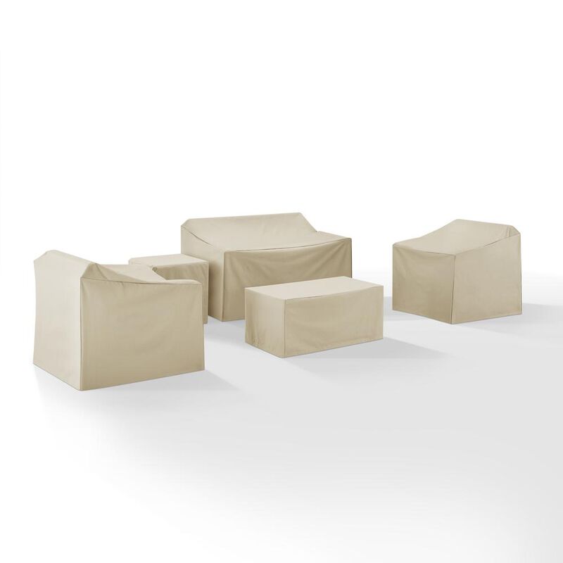 5Pc Outdoor Furniture Cover Set