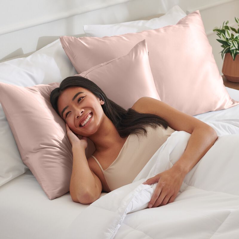 Satin Pillowcase Set for Hair and Skin image number 2