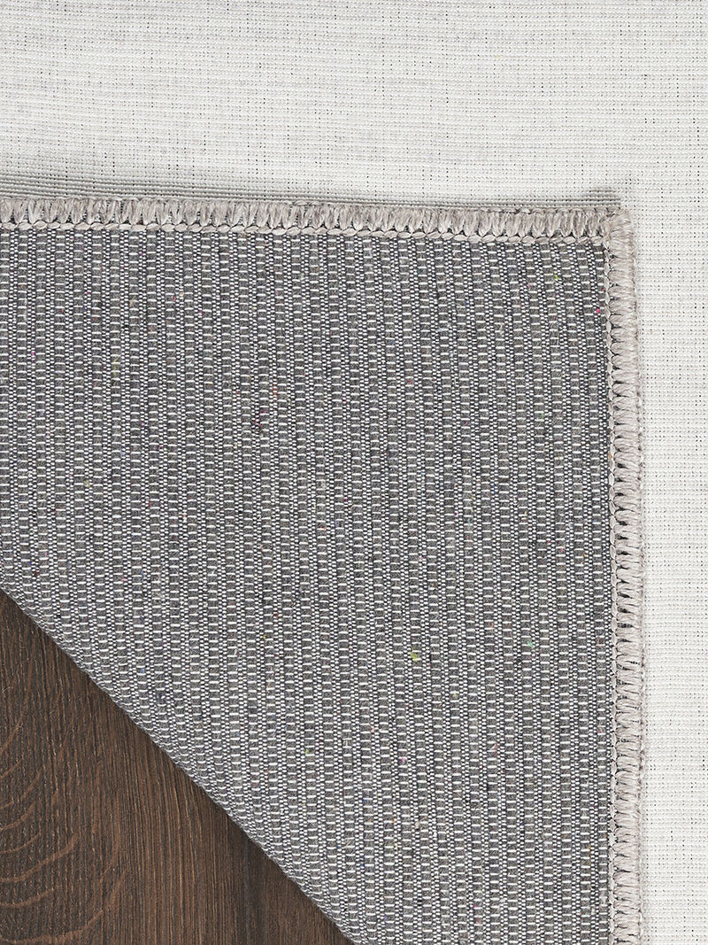 Washable Essentials WAE01 Ivory/Gray 2'2" x 10' Rug image number 1