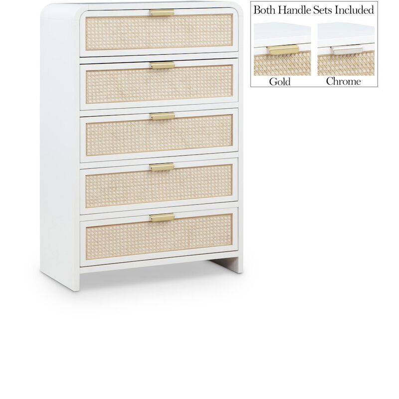 Meridian Furniture Sage White Chest