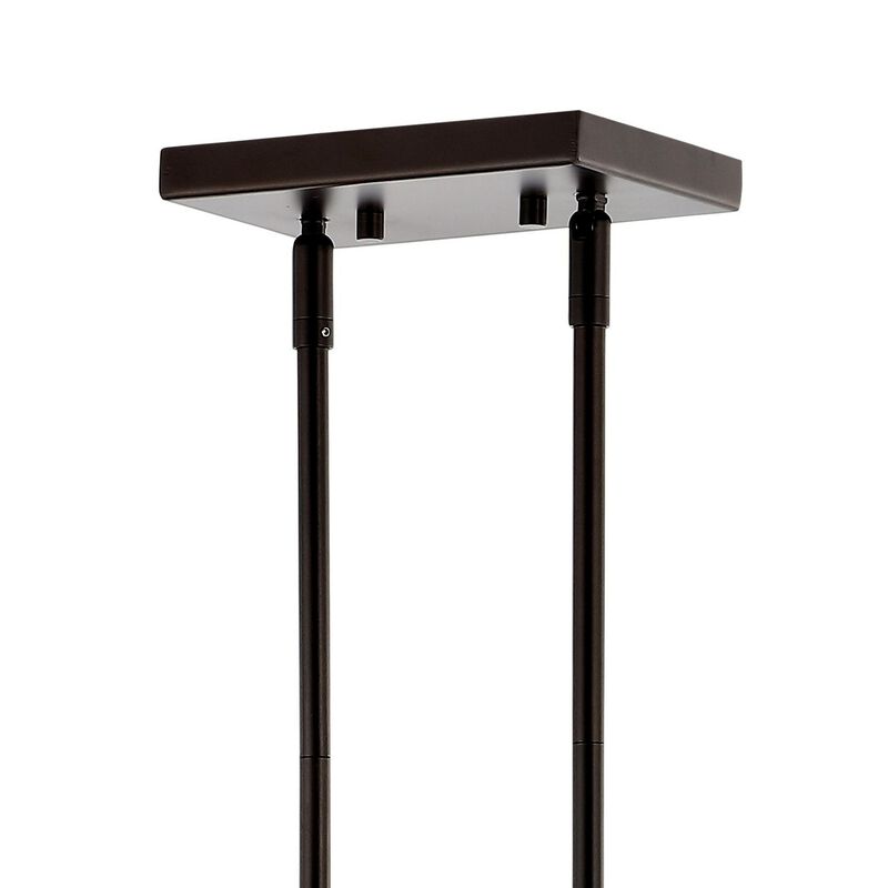 Horizon 4-Light Rustic Farmhouse Iron Linear LED Pendant