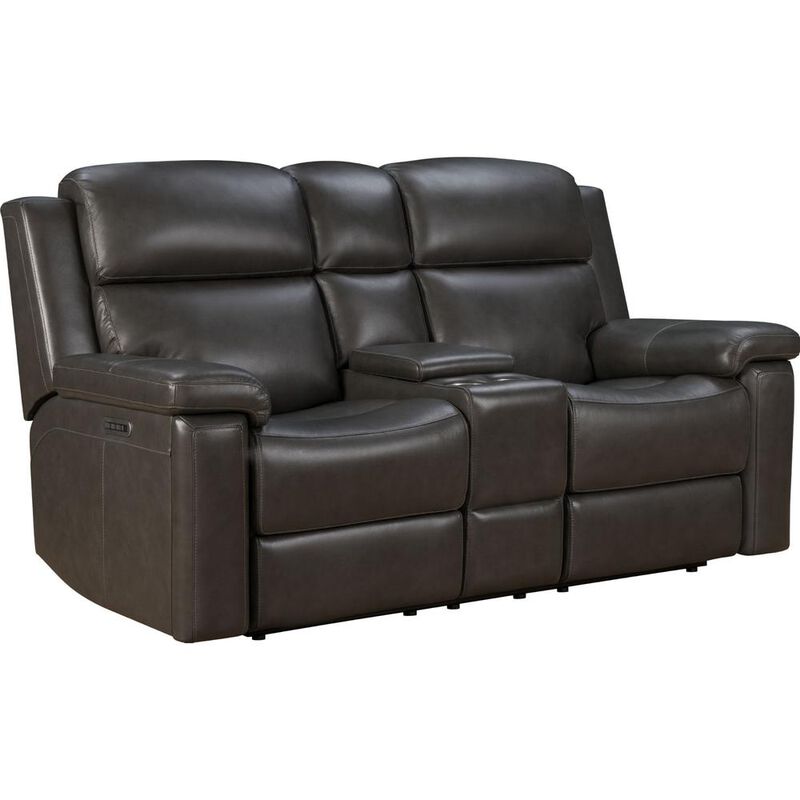 Barcalounger Reclining Console Loveseat w/Power Head Rests, Power Lumbar, Heat & Massage