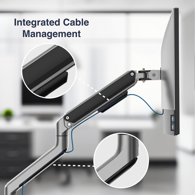 Desky Dual Spring Eco Monitor Arm image number 2