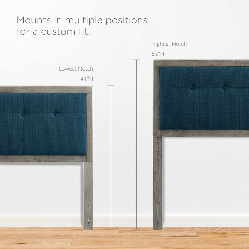 Modway - Draper Tufted King Fabric and Wood Headboard image number 5