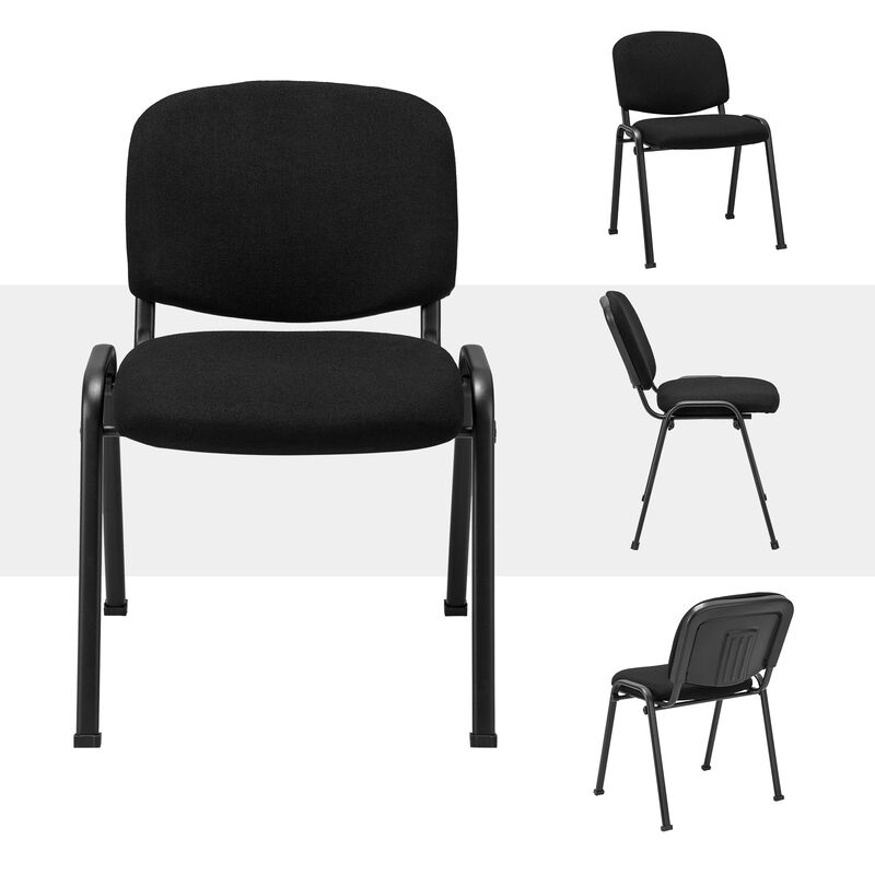 Office Chair with Metal Frame and Padded Cushions for Conference Room