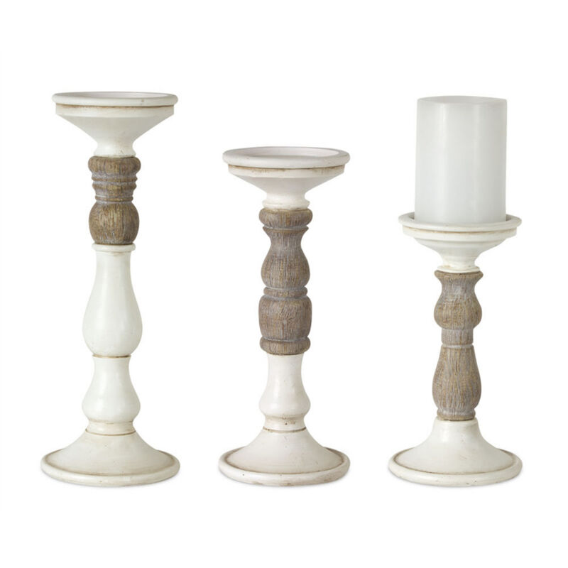 Set of 3 Decorative Candle Holders for Home D&eacute;cor and Elegant Lighting