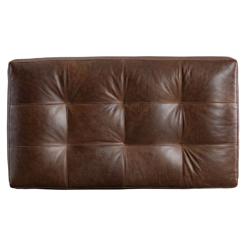 Nest Leather Ottoman image number 4