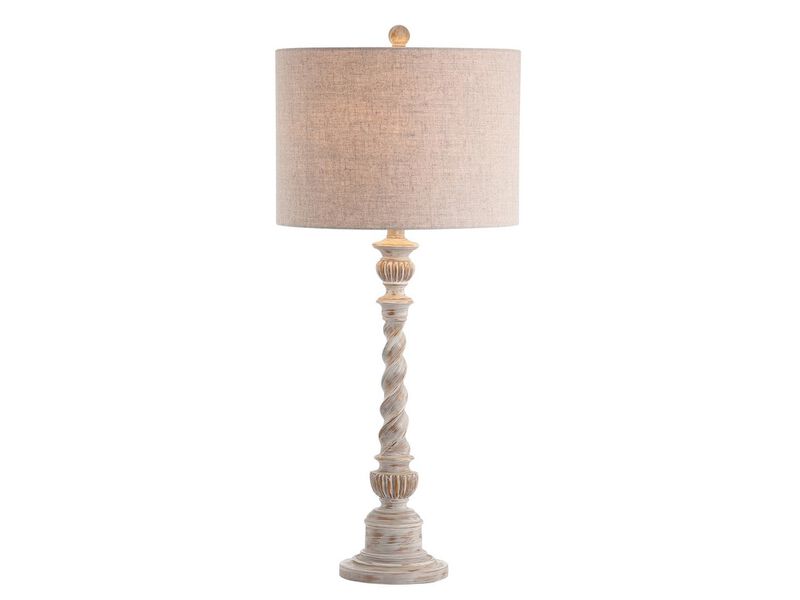 Regent Rustic Resin LED Table Lamp