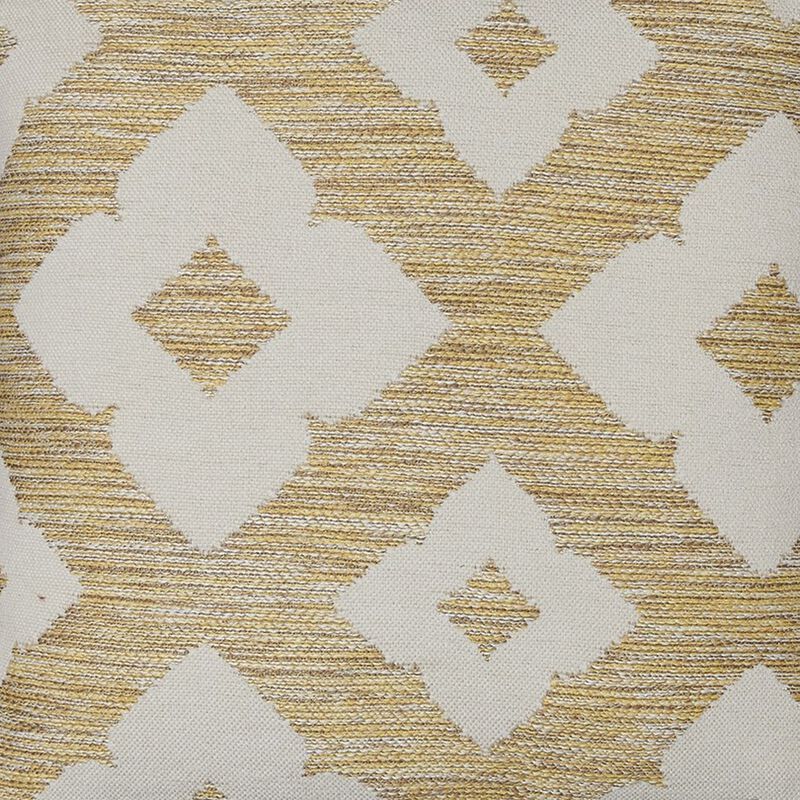 Neyr 18 Inch Throw Pillow Set of 4, Indoor Outdoor, Yellow White Floral - Benzara