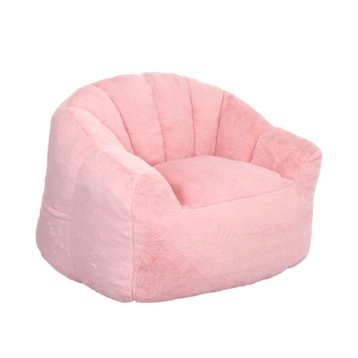 Beanbag Chair, Bean Bag Sofa Chair With Armrests Stuffed High-Density Foam, Lazy Sofa