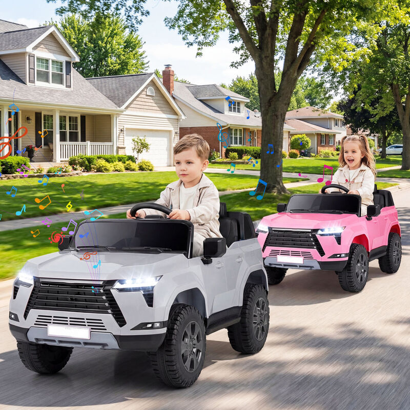 24V 4WD Kids Ride On Vehicle with Remote Control for Yard and Garden Play image number 1